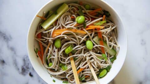 Cold Soba Noodle Salad