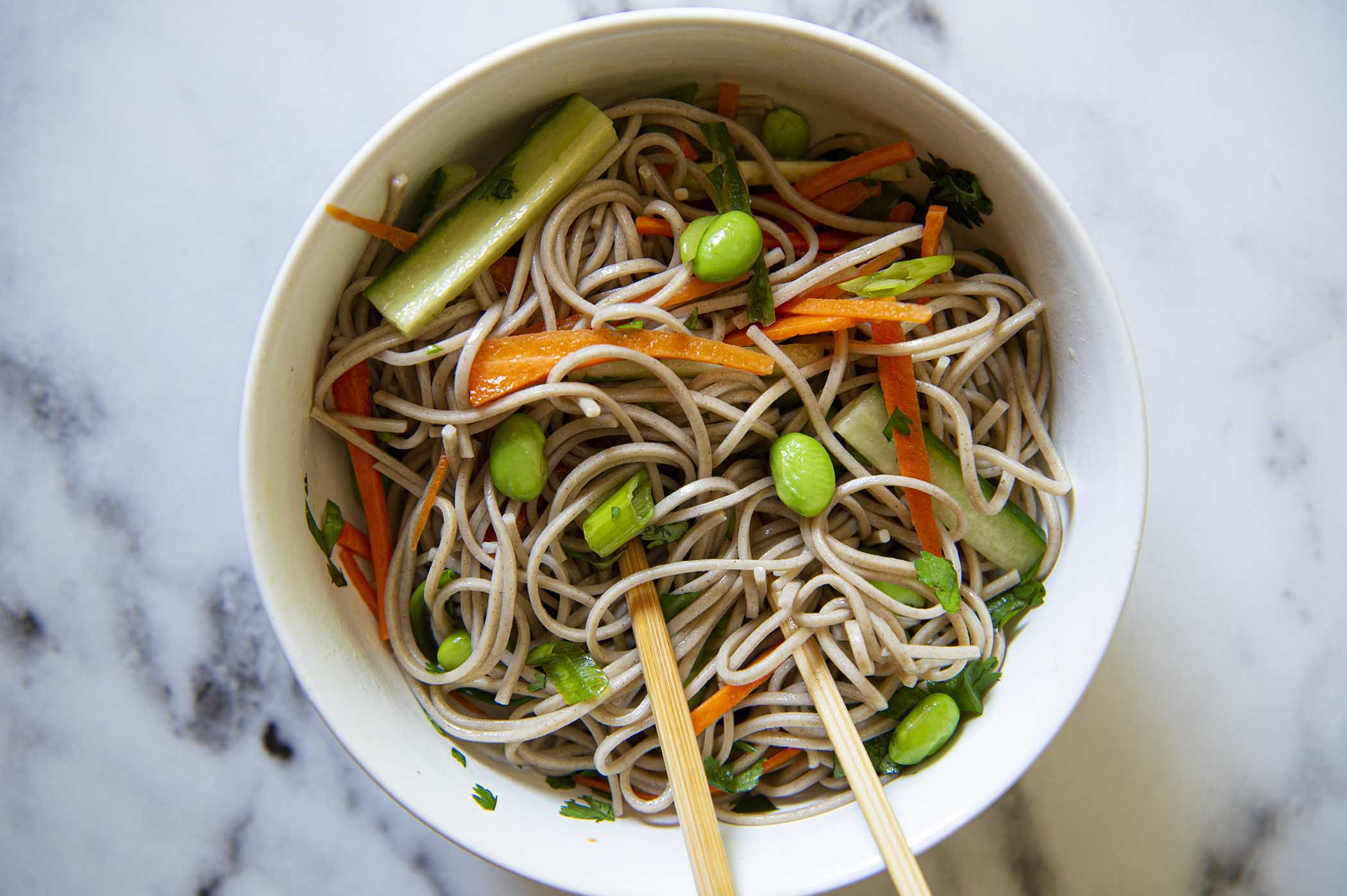 Cold Soba Noodle Salad