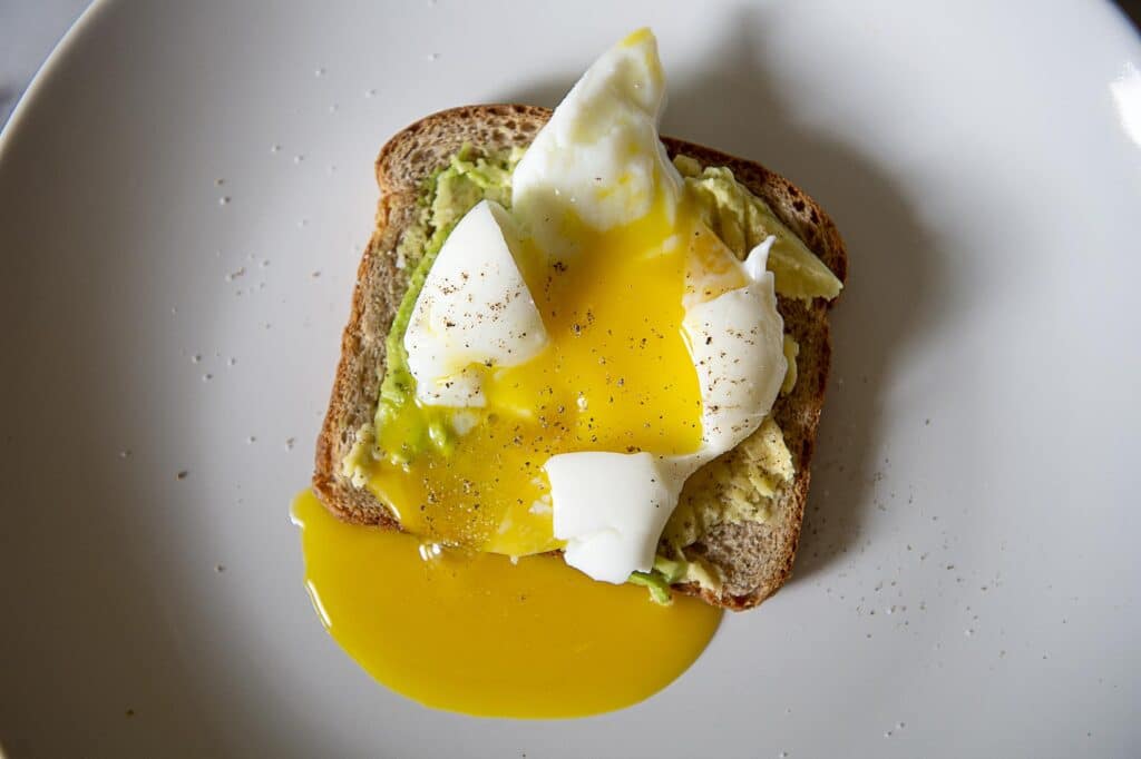 Soft Boiled Egg With Avocado On Toast
