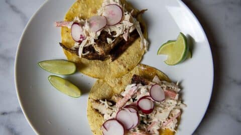 Blackened Mahi Mahi in a Taco