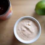 Chipotle Mayo in a small ramekin