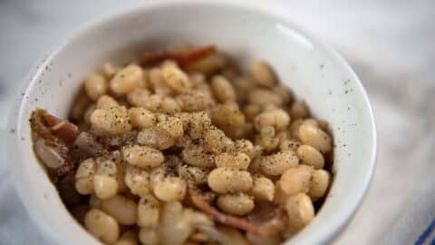 Grandma Browns Baked Beans are comforting and creamy.