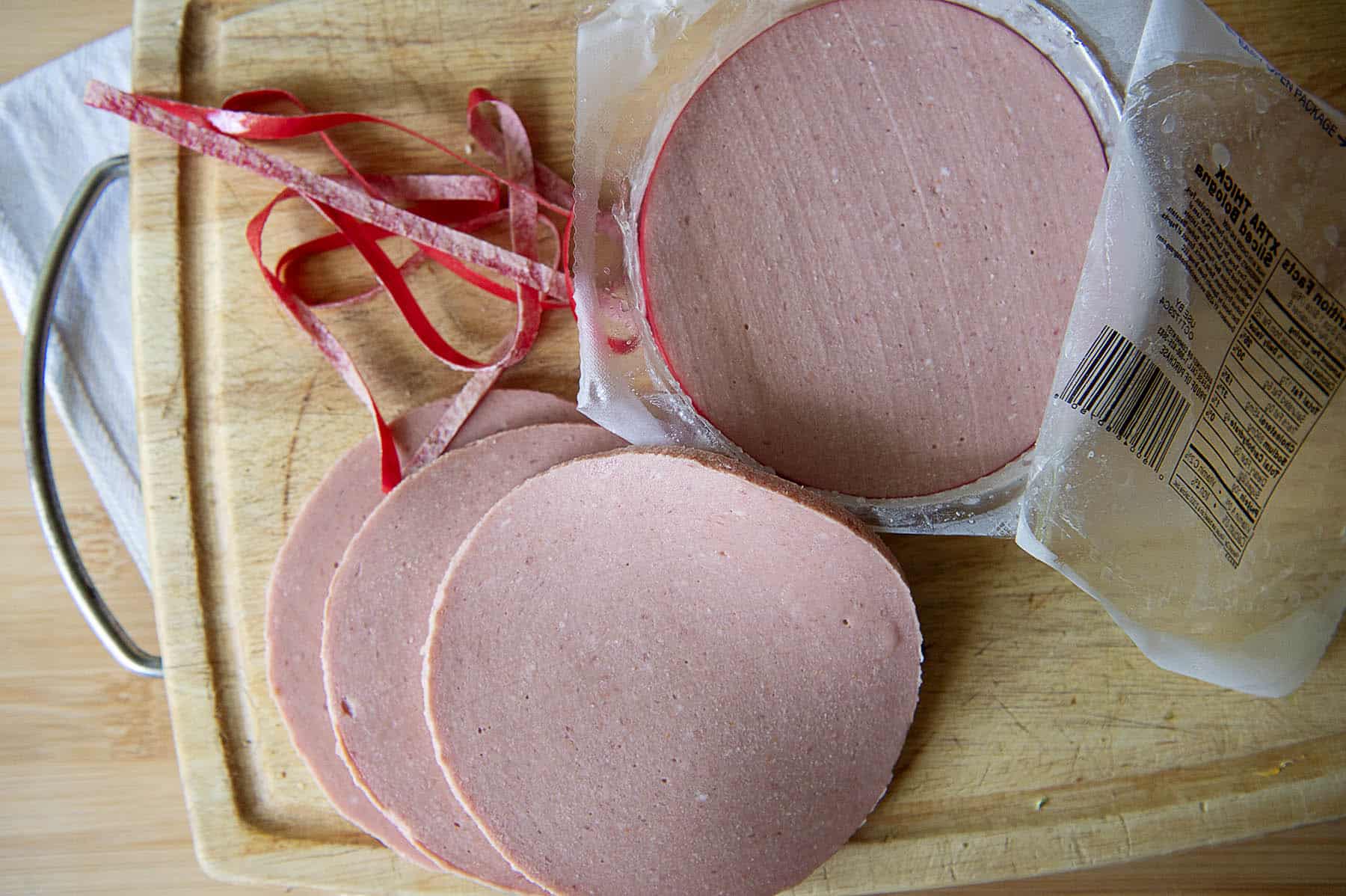 Fried Bologna Sandwich