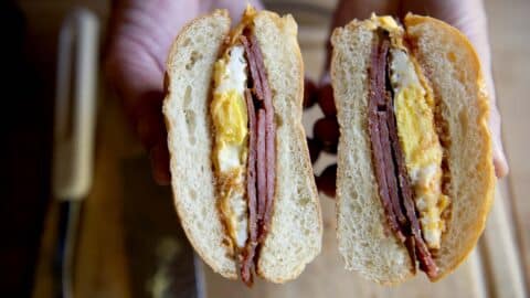 pork roll sandwich