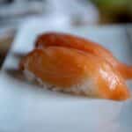 salmon nigiri
