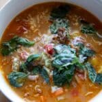 Italian Sausage Orzo Soup
