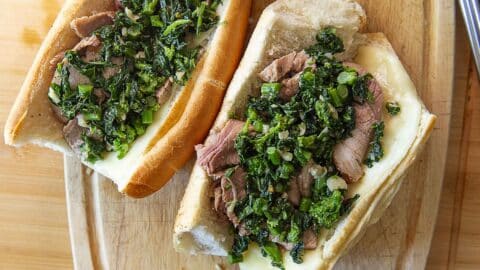 philly roast pork sandwich