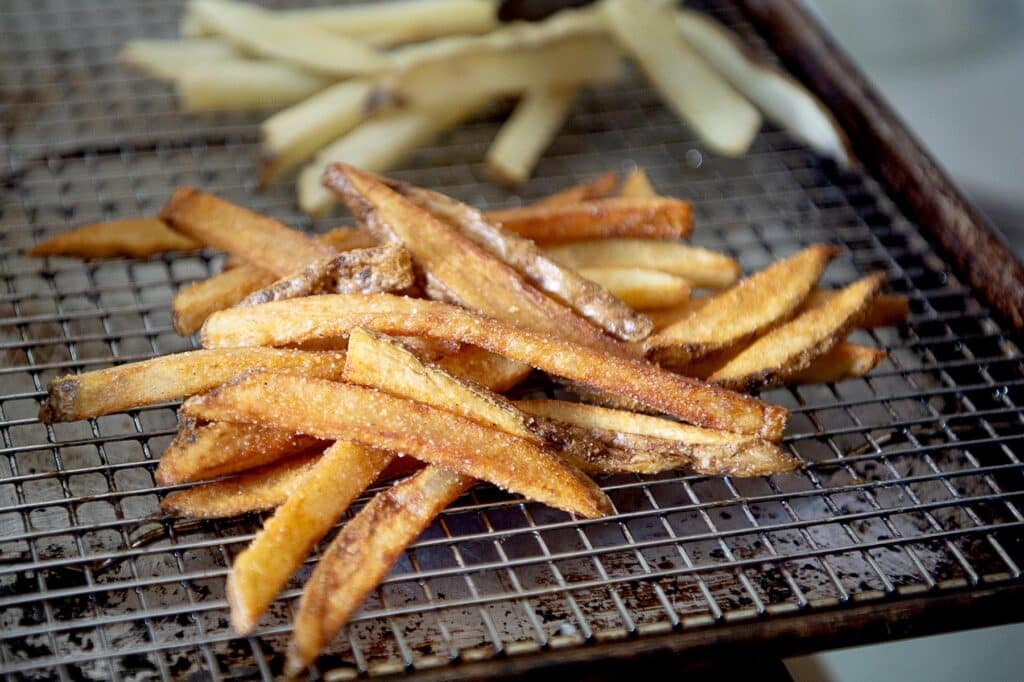 homemade french fries