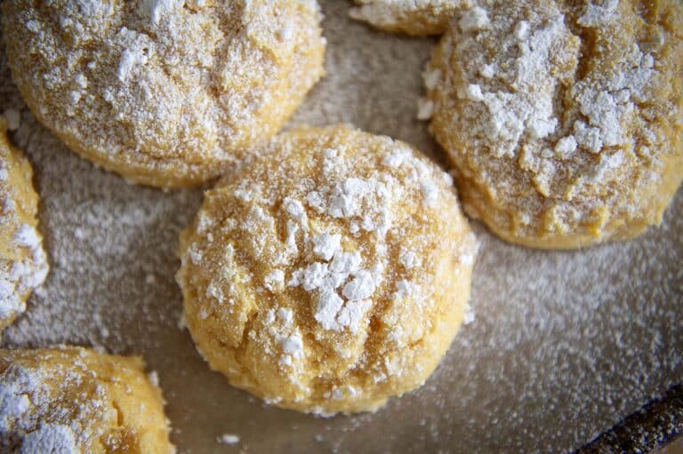 Pumpkin Gooey Butter Cookies