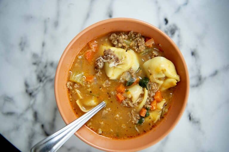 Sausage Tortellini Soup