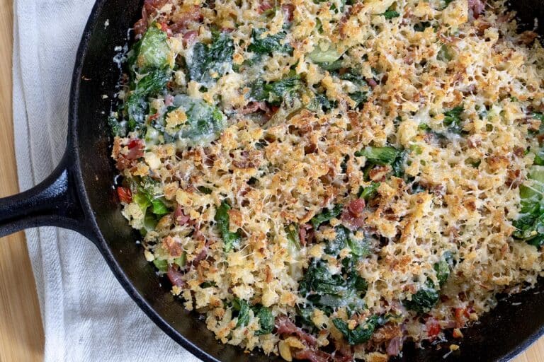 Utica Greens Recipe (With Prosciutto And Hot Peppers)