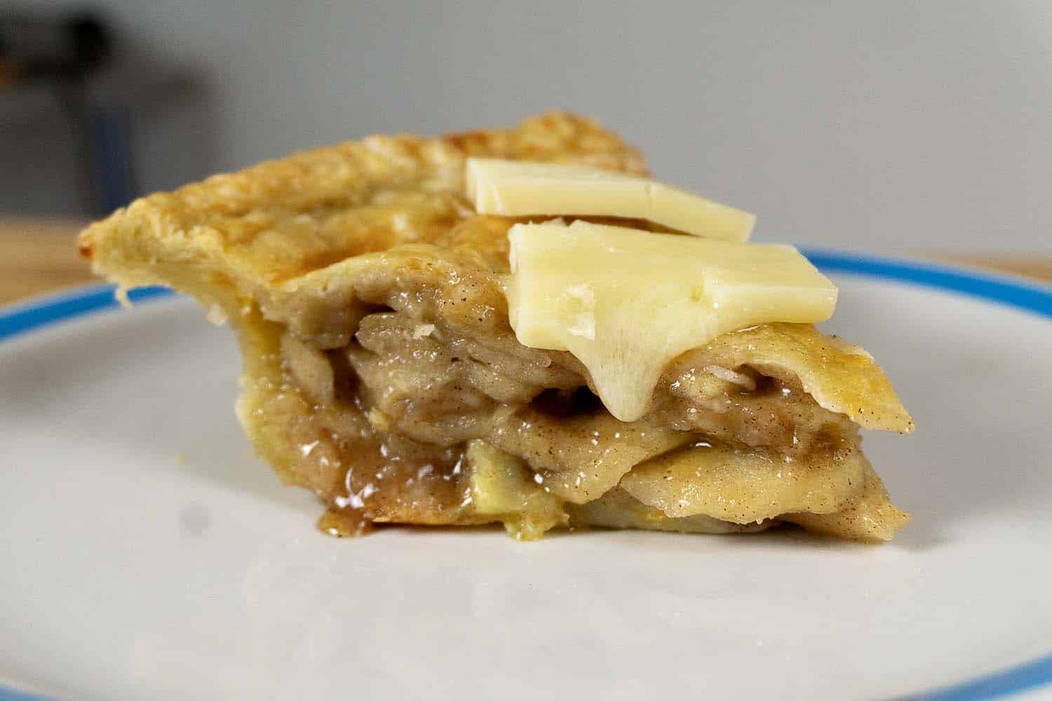 Cheese On Apple Pie